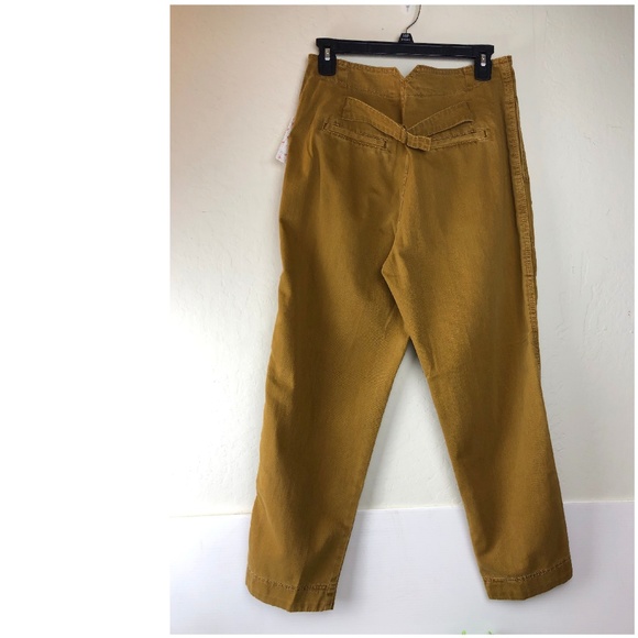 Free People Brown Crop Chinos Size 6 - Picture 4 of 7